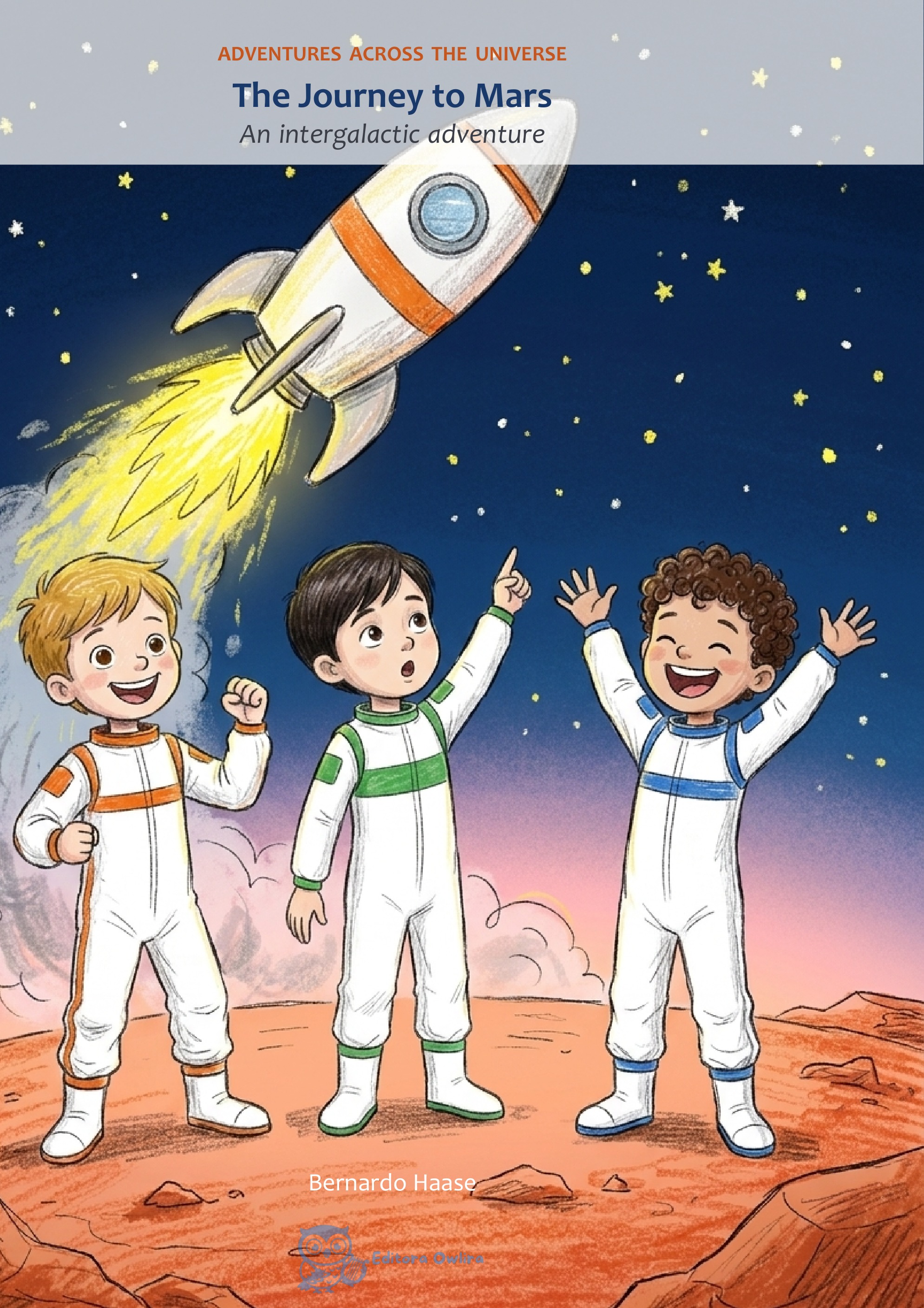Capa do livro A Viagem para Marte