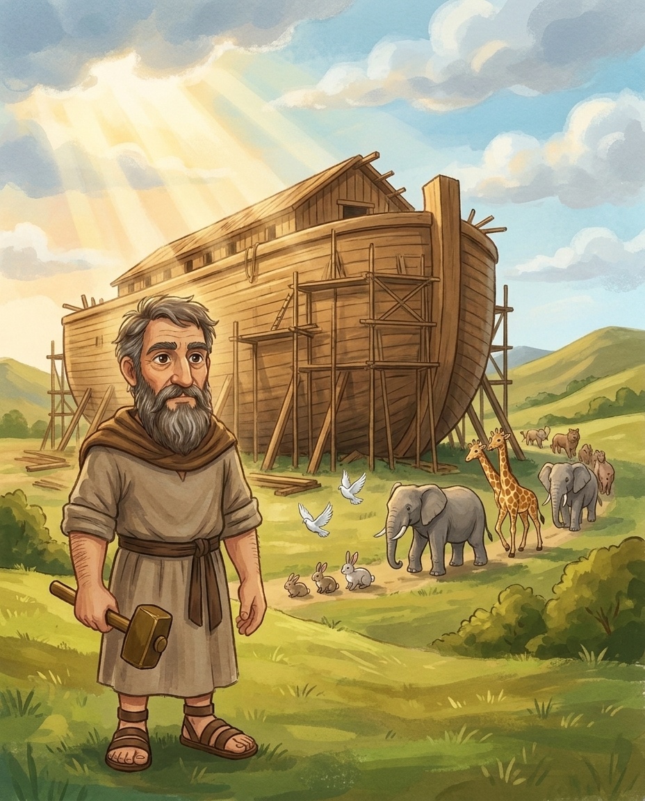 Capa do livro Noé e a Arca